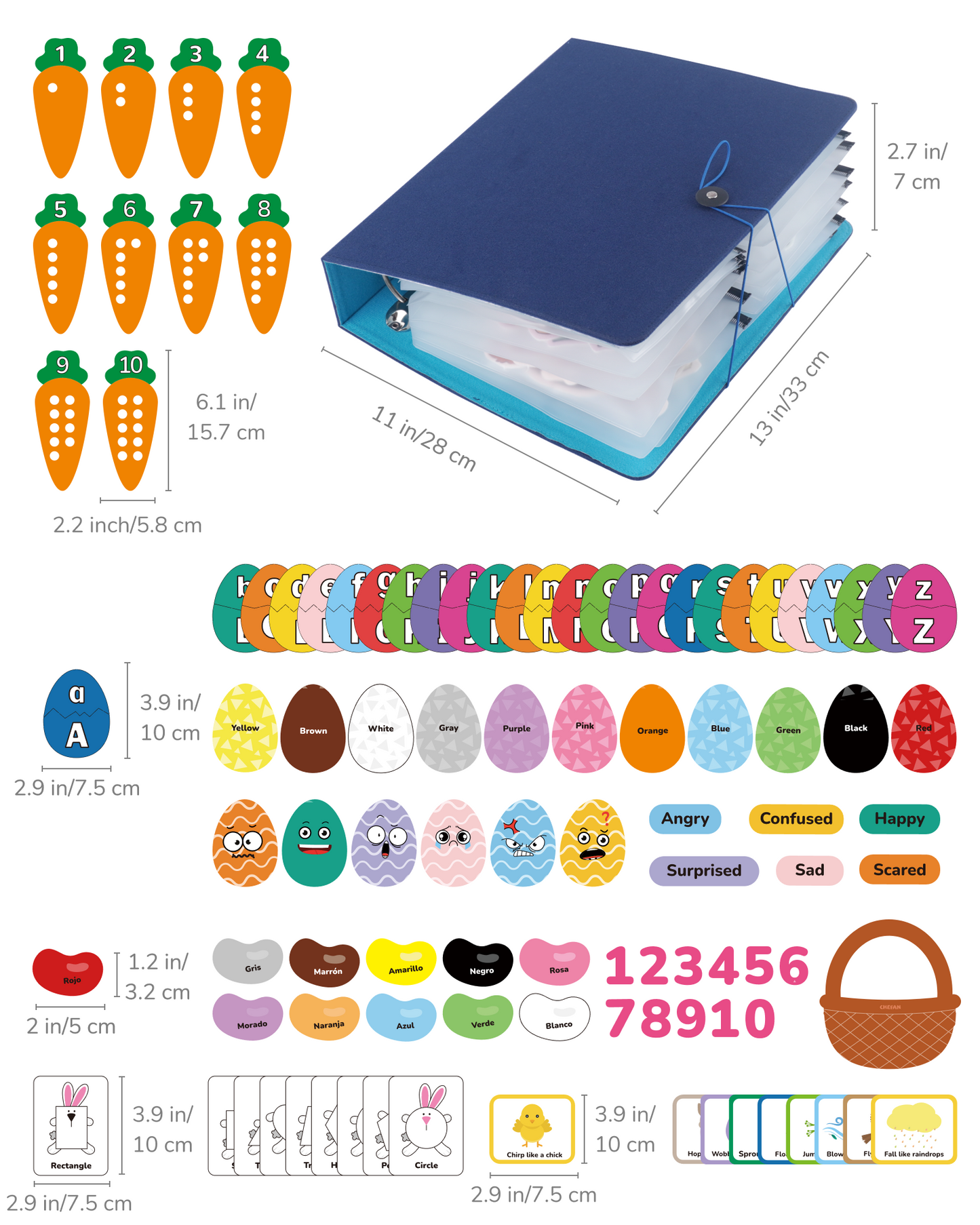 CHEFAN Easter Matching & Sorting Set