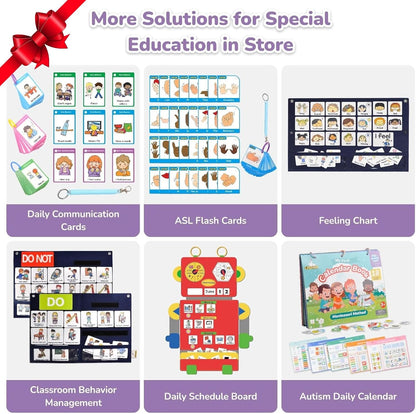 CHEFAN Feelings Chart Card,Autism Visual Behavior Management,Preschool Teacher Supplies,Daycare Essentials,Social Emotional Learning Activities,Calm Down Corner Classroom Supplies